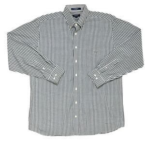Gant Men’s The Gingham Regular Fit Blue Long Sleeve Shirt Size L